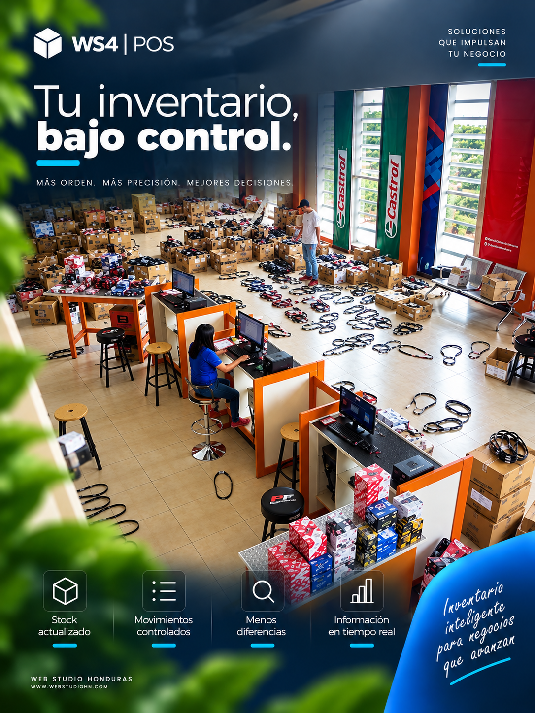 Experiencia de inventario y operación comercial