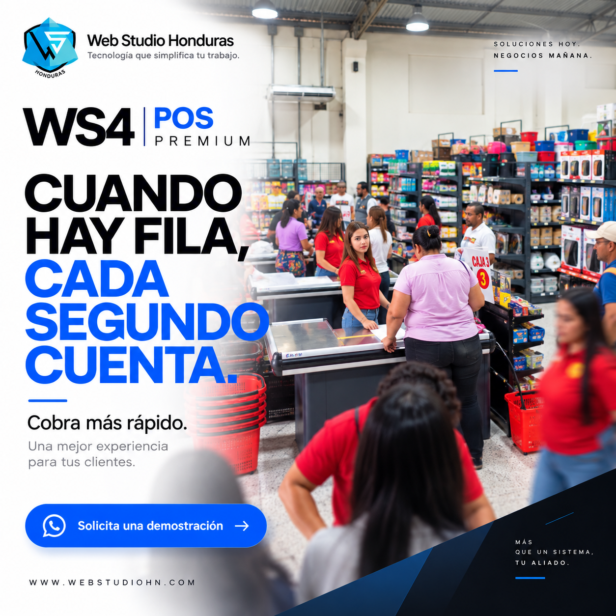 Operación de punto de venta con clientes